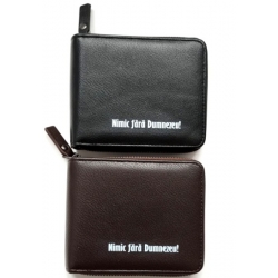 Portofel cu fermuar pentru barbati, Nimic fara Dumnezeu!